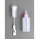 A set for feeding puppies and kittens (a bottle of 60 ml, nipple and ruff), pink