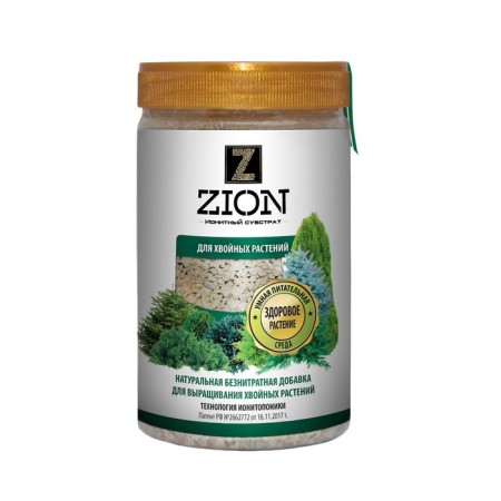 Ionite substrate for growing coniferous plants, 700 g, Zion