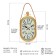 Watching clock, series: interior, "curtain", discrete move, 35 x 77 cm