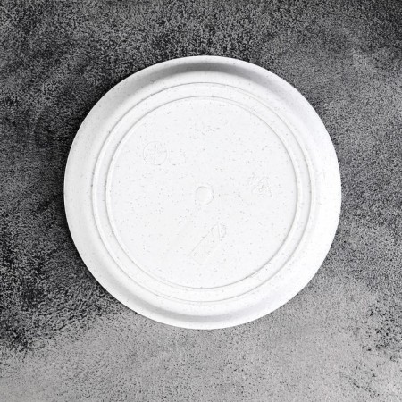 Patron for the pot, d = 12.3 cm, plastic, color marble-2