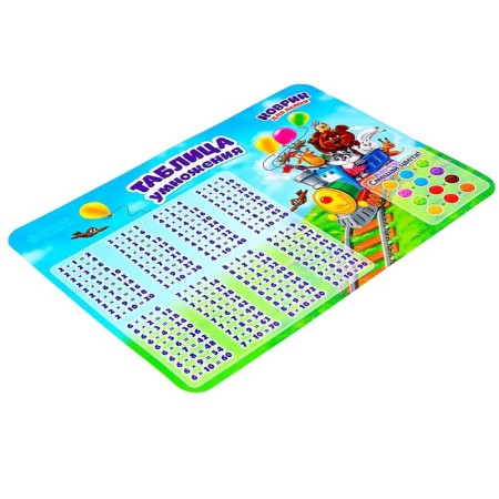 Mickening rug "Multiplication table", A4 format-2