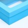 The box is folding, the lid is, with the window, turquoise, 24 x 17 x 8 cm