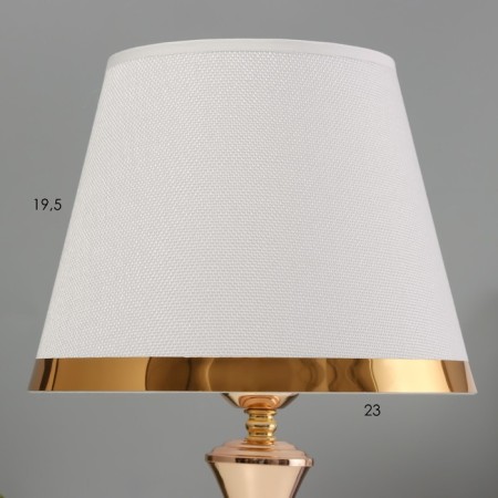 Celeste table lamp E27 40W white-gold 25x25x42.5 cm-2