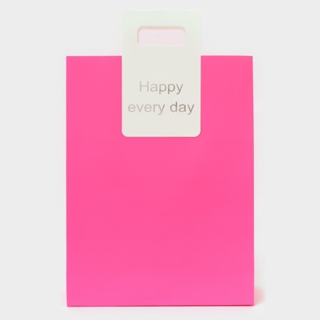 Gift package with a cut -off pen 30 x 40 x 12 cm, fuchsia-1
