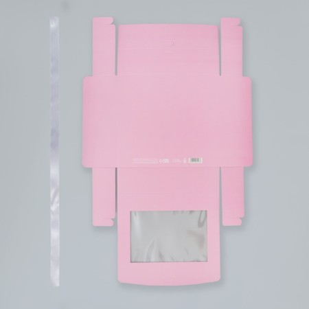 Gift-fir-folding box, packaging, “pink cotton wool”, 20 x 18 x 5 cm-8