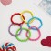 A set of children's bracelets "chosen" beads, 6 threads, color