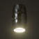 Barrel lamp GU10 silver 6x6x12 cm