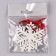 New Year's suspension "Snowflake", (set of 3 pcs.)