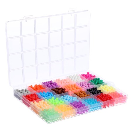 Aquamosaic "Make a keychain", 2 basics, 24 stencils, 2400 balls-10
