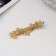 Hair hair clip "Olven" flowers, 6.5 cm, gold
