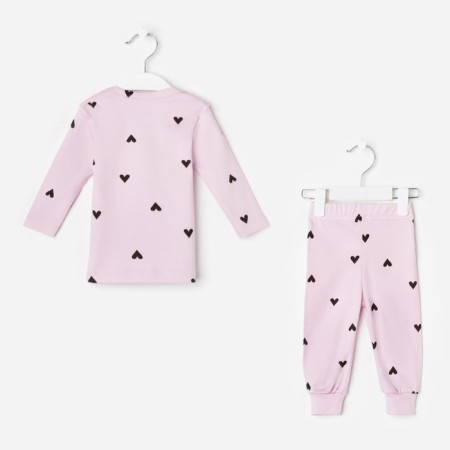 Set: jumper, pants crumb I "Cute", pink, height 62-68 cm-4