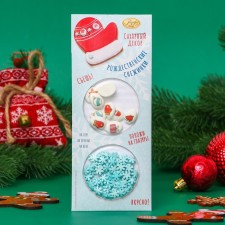 Сахарный декор "Рождественские снежинки", 10 г