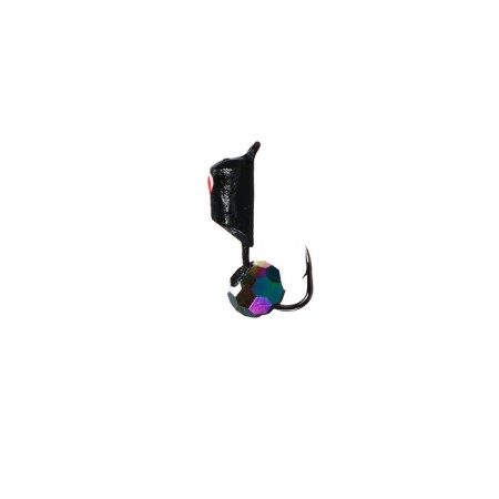 Mormyshka column black, red eye + ball Granen chameleon, weight 0.9 g-1