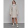 Coat insulated winter female, size 42, beige color