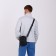 Male bag, guran tomp, artificial leather, black color