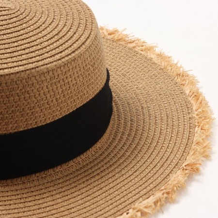 Women's hat minku, light brown color, rr 58-2
