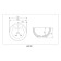 ABBER Bequem AC2101 sink, invoice, 460x460x175 mm, white