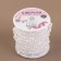 Beads on threads, 8 mm, 9 ± 1 m, the color is transparent