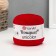 Yarn "Bouquet Unicolor" 100% cotton 200m/100g (3217 red)