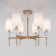 Ceiling chandelier with lampshades Brielle, 40W, E14, 69x69x53.5 cm