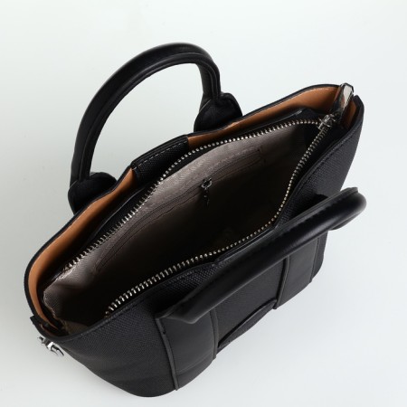 Bag Female Tout with zipper, black color-8