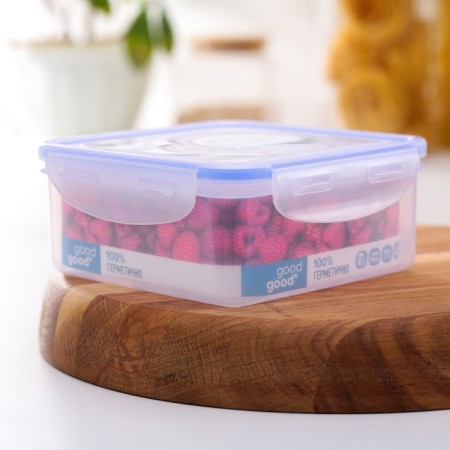Container of food 900 ml with a sealed lid, color mix-3