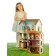 Wooden house with colored wallpaper "Loli"