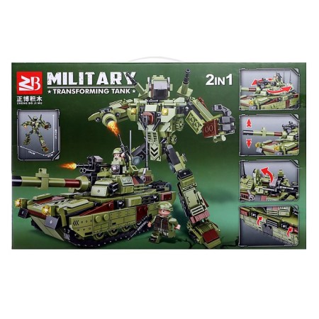Designer "Tank-transformer" robots, 494 details-4