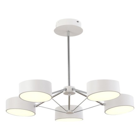 Ceiling EVOLUCE lamp. Sle6005-502-05. Valle. 5x10 watts, LED, 3000K-6000K, 6000 LM, 67x67x47 cm, white color, chrome-3