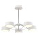 Ceiling EVOLUCE lamp. Sle6005-502-05. Valle. 5x10 watts, LED, 3000K-6000K, 6000 LM, 67x67x47 cm, white color, chrome