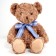 Soft toy "Bear", curly, 55 cm, brown color