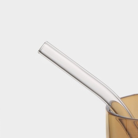 Glass can with a pen, lid and pipe Magistro "Eco", 620 ml, gold color-3