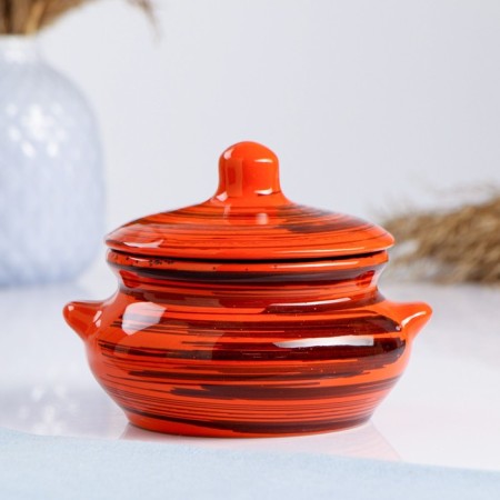 Set of pots "Pancake" 4x0.5l, rainbow mix-8