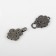 Decorative fastener, 4.5 × 1.5 cm, black color