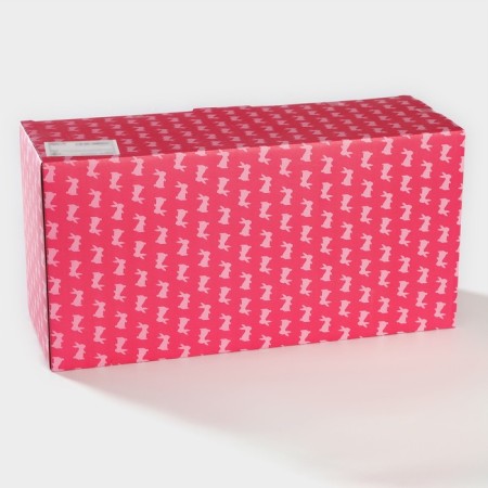 Serving share "Bunny", 30 × 16.5 × 10 cm, pink color-8