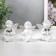 Polystone souvenir "Snowthrough angel with crystal heart" mix 5.5x4.7x3.5 cm