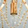 Chase "Arina" 8x60W E14 gold 58x58x53cm SVK