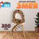 Soft toy "Snake", 300 cm, brown color