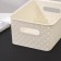 Birch Birch Violet basket, 3 l, 23.5 × 17.3 × 10.5 cm, ivory color.
