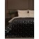 Texrepublic blanket, size 200x220 cm, black color
