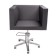 Hairdressing chair domino, five -pound, black color 660 × 600 mm