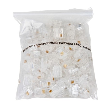 Telephone connector UTP, RJ-9 (4P4C), CAT 3 Rexant-1