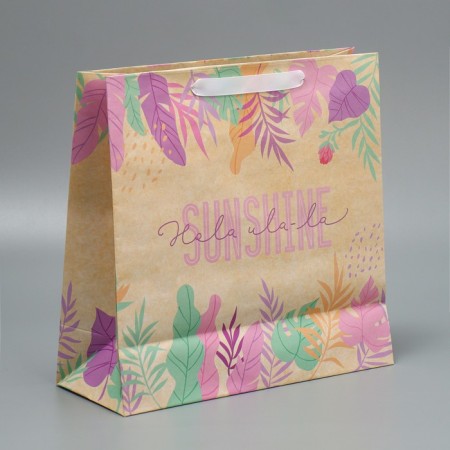 Square Gift Crafts, Packaging, Sunshine, 30 x 30 x 12 cm-2