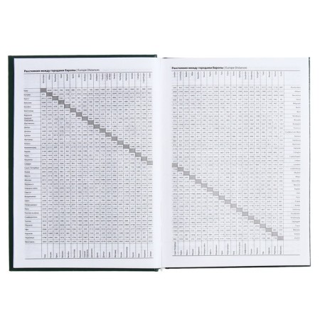 The diary is half -dantered for 4 years A5, 192 sheets, the cover of the boumvinyl, green-6