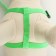Set "Basis", leash 120 x 1.5 cm, OG 32-46 cm, green