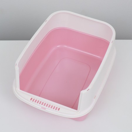 Closed toilet 51 x 34 x 37 cm, pink+scoop (with UV lamp)-3