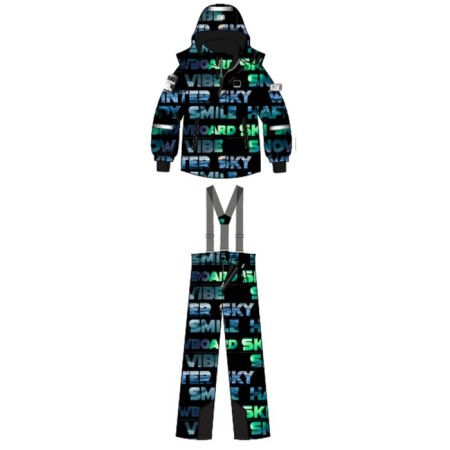 Winter kit for the boy PlayTode: jacket and trousers, height 134 cm-8