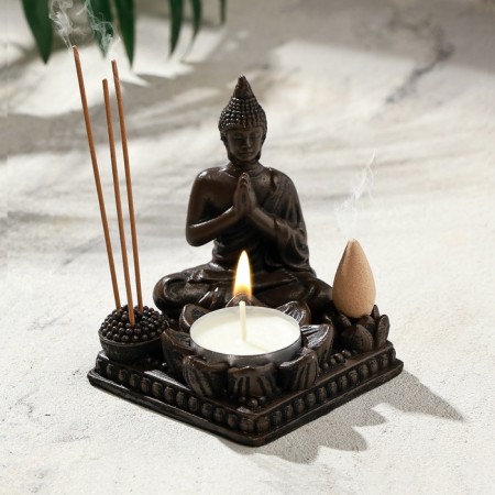 Buddhas at Lotus Buddhas 8.5x8.5x10cm