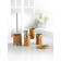 Axentia bonja toilet from bamboo and stainless steel Ø 9.5 cm, height 36 cm