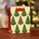 Gift package "Christmas trees", luxury 11.5 x 14.5 x 6.5 cm